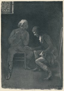 Bonaparte penhorando seu relógio, 1792, 1896. de Unbekannt