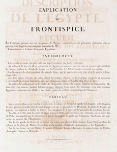 Livro: Descrição do Egito de Unbekannt