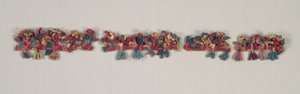 Fragmento de fronteira com pássaros e flores, 100 aC-700. de Unbekannt
