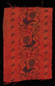 Fronteira com Design de pavão, 1600s. de Unbekannt