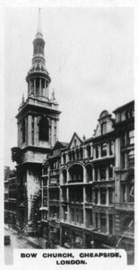 Bow Church, Cheapside, Londres, c1920s de Unbekannt