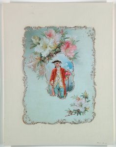 Rapaz com ramo de rosas, 1880-1910 de Unbekannt