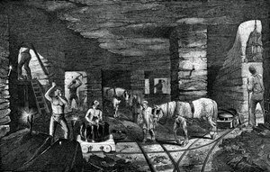 Mina de carvão de Bradley, perto de Bilston, 1886 de Unbekannt