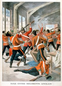 Briga entre regimentos do exército britânico, 1901 de Unbekannt