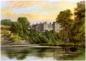 Castelo de Brechin, Brechin, Angus, Escócia, casa do conde de Dalhousie, c1880 de Unbekannt