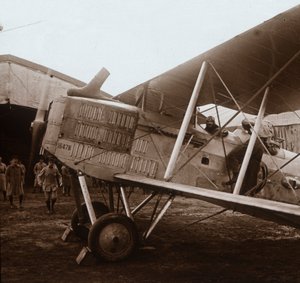 Biplano Breguet prestes a decolar, c1914-c1918 de Unbekannt