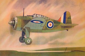 Monoplano do lutador de búfalo de Brewster, c1944. de Unbekannt