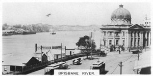 Rio Brisbane, Queensland, Austrália, 1928 de Unbekannt