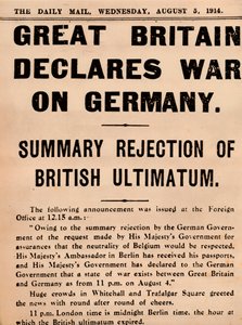 Grã-Bretanha declara guerra à Alemanha, 1914 1935 de Unbekannt