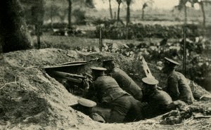Divisão Naval Britânica em Antuérpia, Bélgica, Primeira Guerra Mundial, 1914, c1920. de Unbekannt