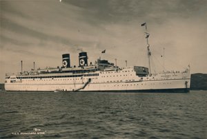 Navio de passageiros britânico SS Arandora Star da Blue Star Line, 1936 de Unbekannt