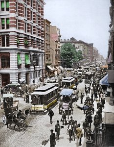 Broadway, Nova York, século XIX de Unbekannt