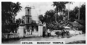 Templo Budista, Ceilão, c1925 de Unbekannt