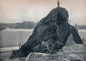 Bude - a rocha da capela, 1895 de Unbekannt
