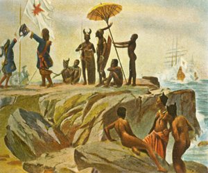 Construção de colônias na costa africana, 1º de janeiro de 1683, 1936. de Unbekannt