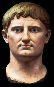 Busto do imperador romano Augusto, século 1 aC de Unbekannt