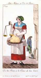 Vendedor de manteiga, 1826 de Unbekannt