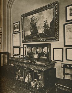 Gabinete de Relíquias de Nelson na Sala do Comitê Lloyds, c1935. de Unbekannt