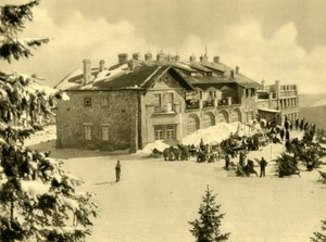 Estação do teleférico, montanhas Rax, Baixa Áustria, c1935. o de Unbekannt