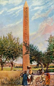 Cairo: O Obelisco de Eliópolis, c1918-c1939. de Unbekannt