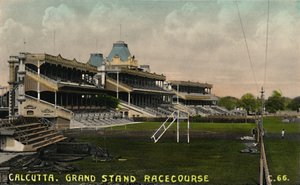 Calcutá. Hipódromo de Grand Stand, c1930s. de Unbekannt