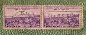 Exposição internacional do Pacífico da Califórnia - selo postal dos EUA, c1935 de Unbekannt