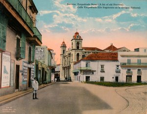 Calle Empedrado, Havana Velha, Cuba, c1920 de Unbekannt