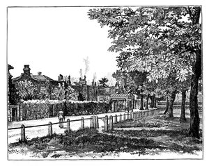 Cambridge Cottage, Kew, Londres, século XIX de Unbekannt
