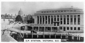 Canadian Pacific Station, Victoria, Colúmbia Britânica, Canadá, c1920s de Unbekannt