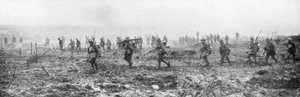 Tropas canadenses em terra sem homem, Vimy, França, Primeira Guerra Mundial, 9 de abril de 1917 de Unbekannt
