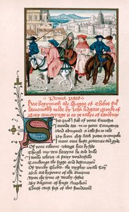Peregrinos de Cantuária, c1420 século XIX de Unbekannt