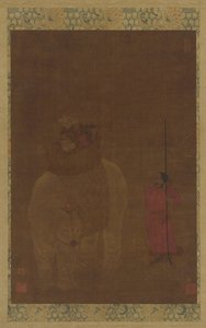 Elefante e atendente encapuzado, dinastia Ming, século XVI-XVII. de Unbekannt