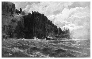Cape Raoul, Tasmânia, Austrália, 1886 de Unbekannt
