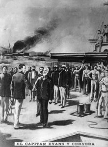 Capitão Evans e Cervera, 1898, 1920 de Unbekannt