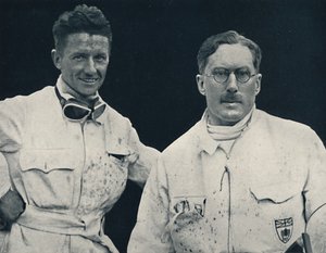 Capitão GET Eyston e assistente, 1937 de Unbekannt