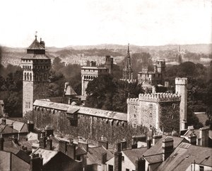 Castelo de Cardiff, Cardiff, país de Gales, 1894. de Unbekannt