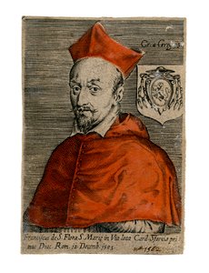 Cardeal Francesco Sforza, padre italiano, século XVI de Unbekannt
