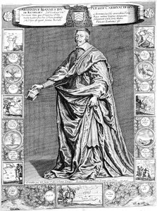 Cardeal Richelieu, c1637, século XVIII de Unbekannt