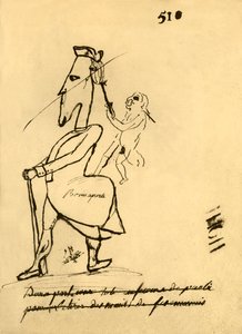 Caricatura de Napoleão, 1779, 1921. de Unbekannt