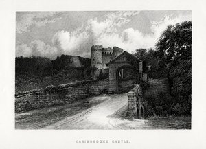 Castelo de Carisbrooke, Newport, Ilha de Wight, 1896 de Unbekannt