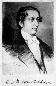 Carl Maria von Weber 1786-1826, compositor alemão, século XX de Unbekannt