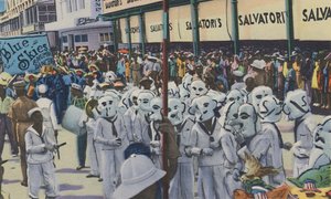 Carnaval, Trinidad, BWI, c1940s. de Unbekannt