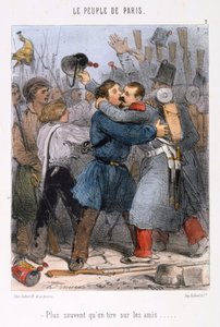 Cartum relacionado à Comuna de Paris, década de 1870. de Unbekannt