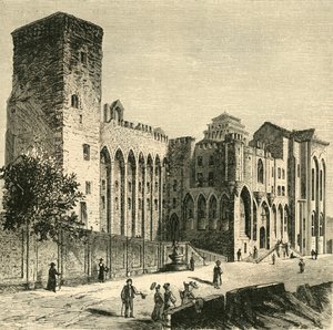 Castelo dos Papas, Avignon, 1890. de Unbekannt