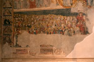 Catedral de Santa Maria. O claustro. A capela (San Blas). Pinturas murais. de Unbekannt