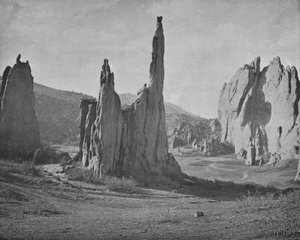Pináculos da catedral, jardim dos deuses, Colorado, EUA, c1900. de Unbekannt