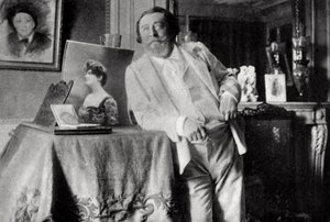 Catulle Mendes, poeta francês e homem das letras, 1906 de Unbekannt