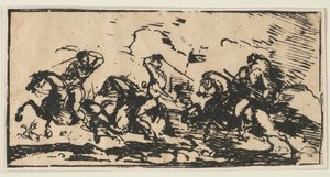 Batalha de Cavalaria, c. 1803 de Unbekannt