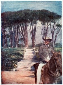 Cecil Rhodes, empresário e estadista sul-africano nascido em inglês, c1900 de Unbekannt