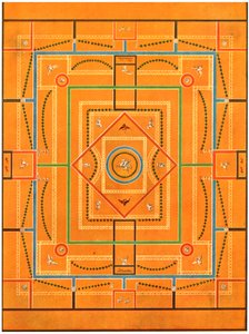 Decoração de teto, Pompéia, Itália, 1928. de Unbekannt